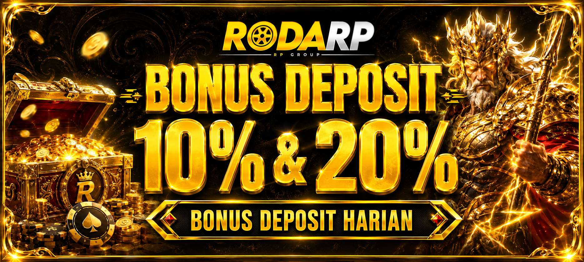 BONUS DEPOSIT HARIAN SLOT 10% & 20%